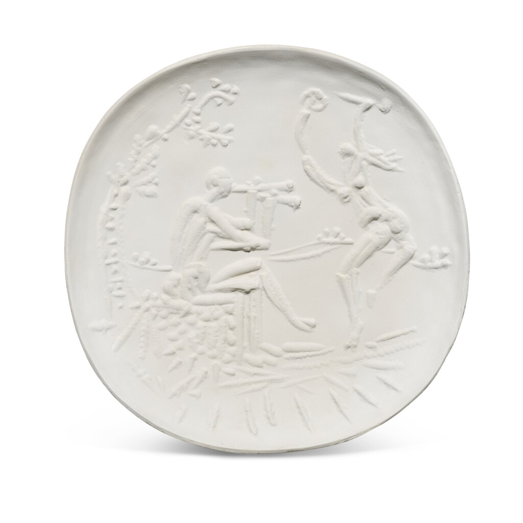 View full screen - View 1 of Lot 26. Joueur de diaule et faune (A. R. 342).