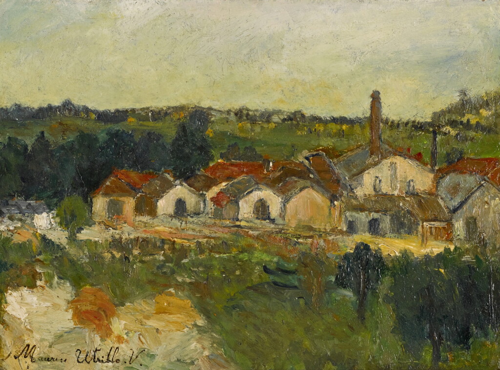 View full screen - View 1 of Lot 450. MAURICE UTRILLO | CARRIÈRES, MONTMAGNY (VAL D'OISE).