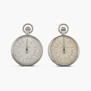 View full screen - View 1 of Lot 435. A set of two stopwatches, No. 8228 and No. 8179, Circa 1960.