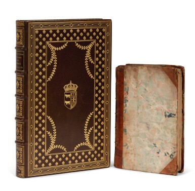 View full screen - View 1 of Lot 189. French military works, by Du Choul, 1555; La Noue, 1587; Billon, 1617, 3 volumes.