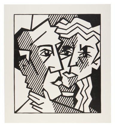 View full screen - View 1 of Lot 584. The Couple (Black State).