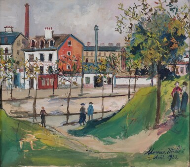 View full screen - View 1 of Lot 1317. Les fortifications à menilmontant.