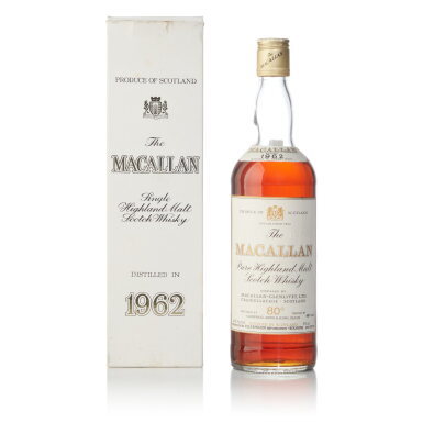View full screen - View 1 of Lot 10. The Macallan Campbell Hope & King 80 Proof 1962 (1 Bottle 75cl).
