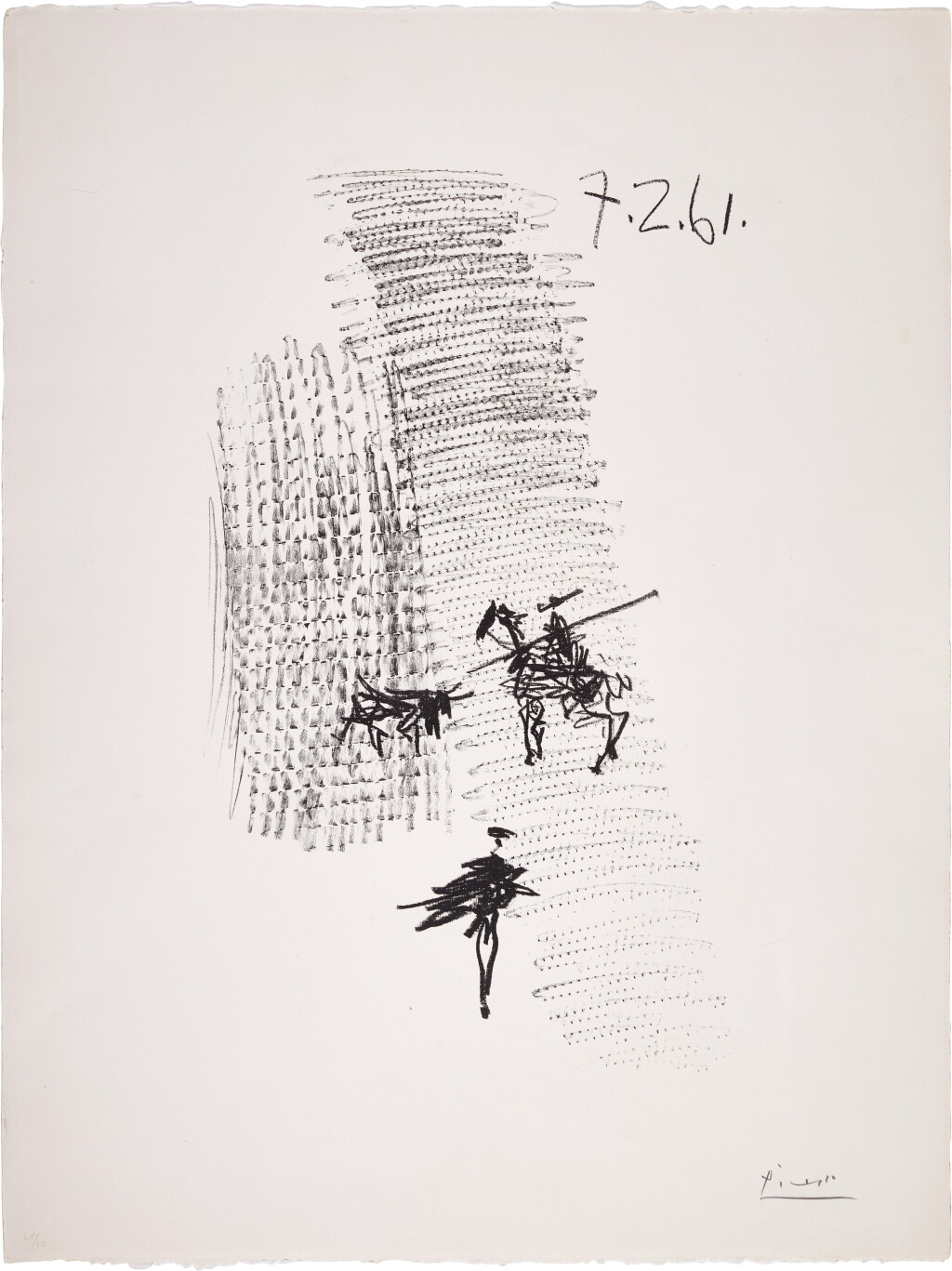 View full screen - View 1 of Lot 121. Corrida (B. 1011; M. 344).
