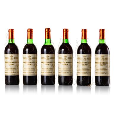 View full screen - View 1 of Lot 495. Marques de Murrieta, Ygay Gran Reserva 1985 (6 BT).
