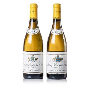 View full screen - View 1 of Lot 290. Puligny Montrachet, Les Pucelles 2018 Domaine Leflaive (2 BT).