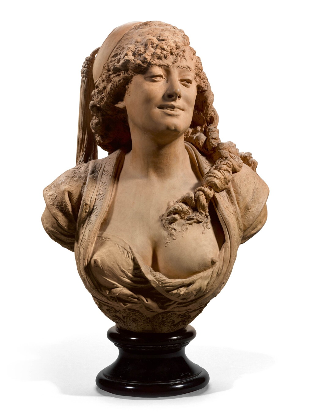 View full screen - View 1 of Lot 154. ALBERT-ERNEST CARRIER-BELLEUSE | BUSTE D'ALGERIENNE (BUST OF AN ALGERIAN WOMAN).