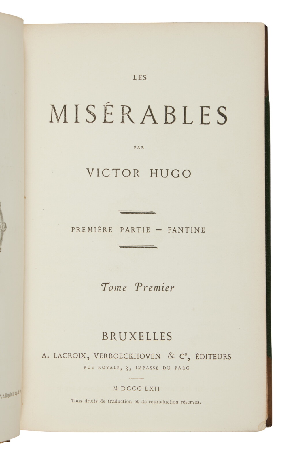 View full screen - View 1 of Lot 28. Hugo, Victor | “Even the darkest night will end and the sun will rise.”.