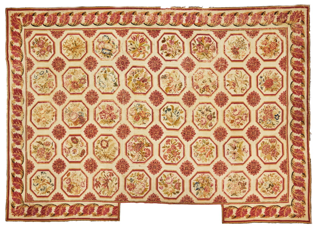 View full screen - View 1 of Lot 106. A French Needlepoint Carpet, Circa 1850.