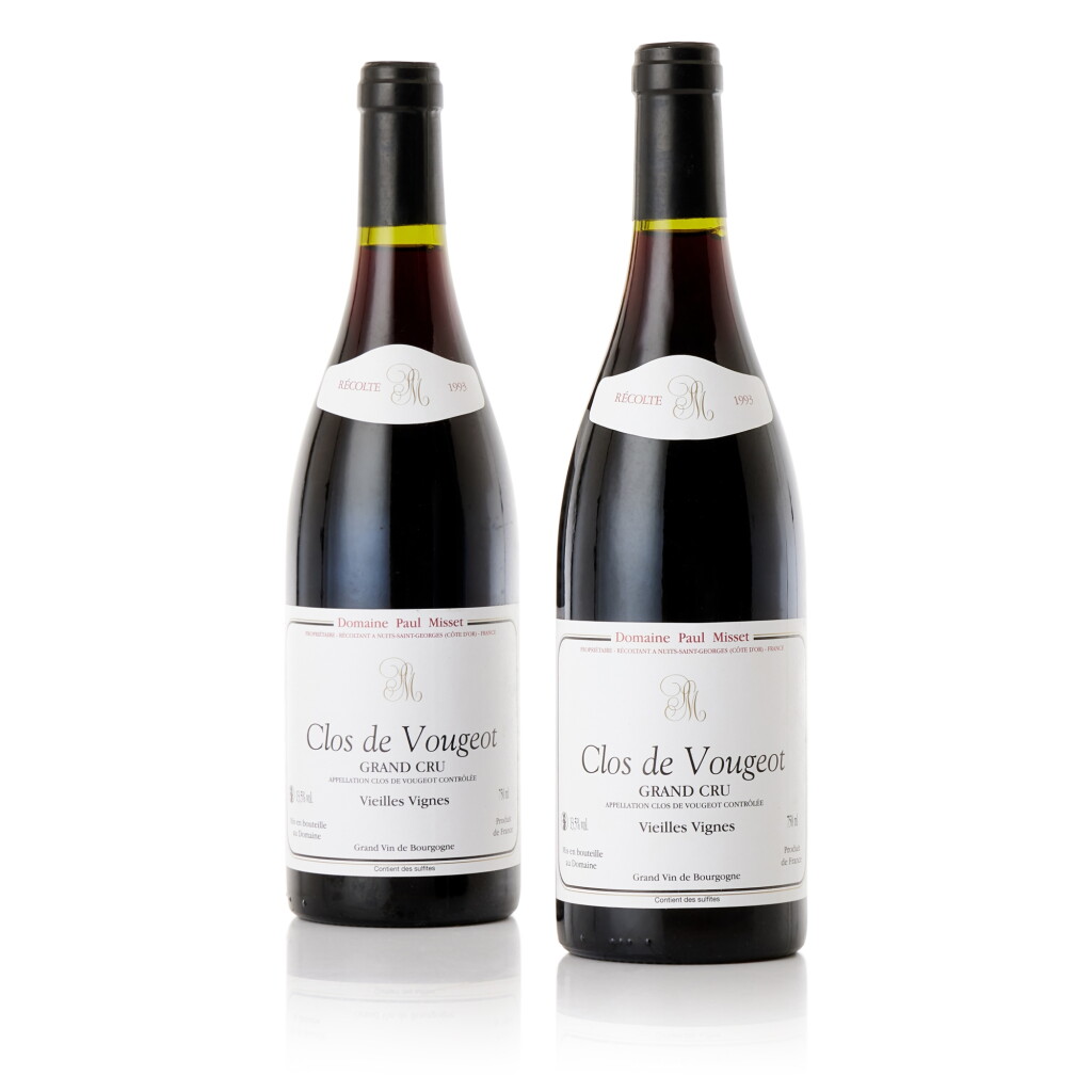 View full screen - View 1 of Lot 6725. Clos de Vougeot, Cuvée Vieilles Vignes 1993 Paul Misset (12 BT).