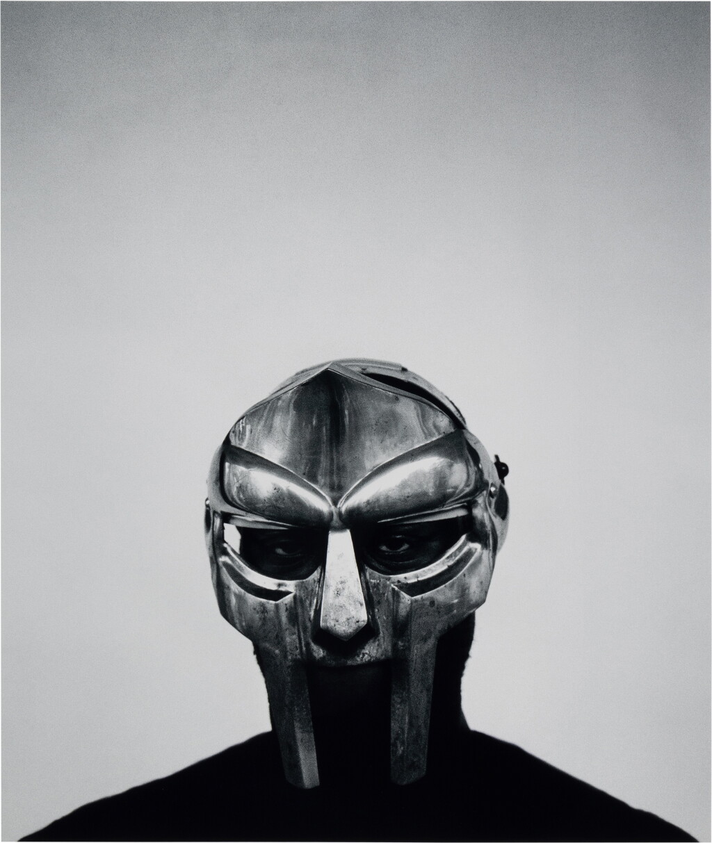 View full screen - View 1 of Lot 120. Oversized silver gelatin print of MF DOOM, Los Angeles, 2003.