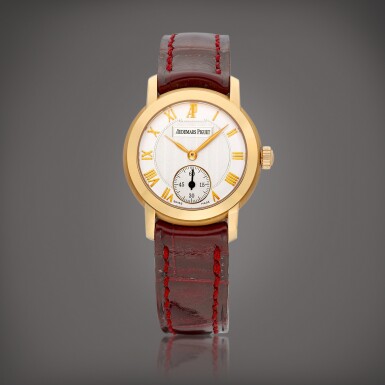 View full screen - View 1 of Lot 882. Jules Audemars, Reference 77208OR.O.0067CR.01 | A pink gold wristwatch, Circa 2005 | 愛彼 | Jules Audemars 型號77208OR.O.0067CR.01 | 粉紅金腕錶,約2005年製.