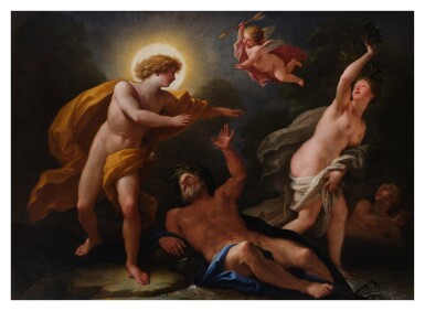 View full screen - View 1 of Lot 7. Apollo and Daphne.