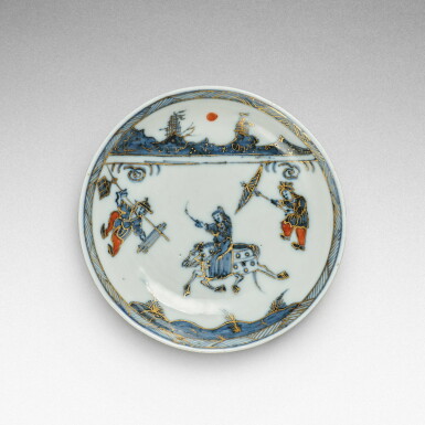 View full screen - View 1 of Lot 22. A Meissen saucer, Circa 1725-30.