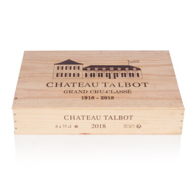 View full screen - View 1 of Lot 656. Château Talbot 2018 (6 BT).