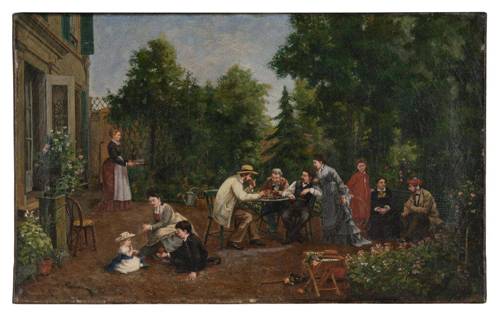 View full screen - View 1 of Lot 654. Courbet et les amis artistes.