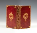 Les ruses du braconage. Paris, 1771. In-12. Maroquin rouge, aux armes du duc de Penthièvre.