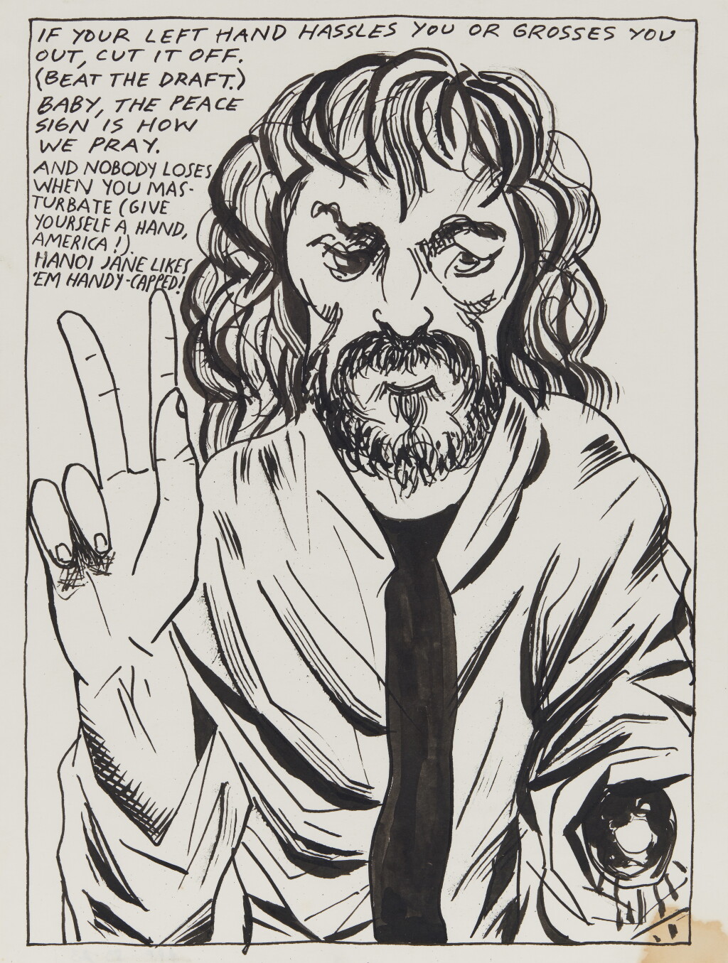 View full screen - View 1 of Lot 44. Untitled (If your left Hand...) .