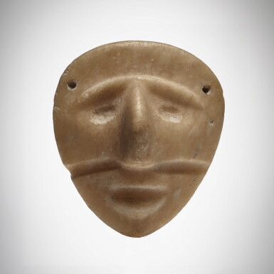View full screen - View 1 of Lot 4. Sultepec Stone Face Panel, Late Preclassic, circa 300 - 100 BC.