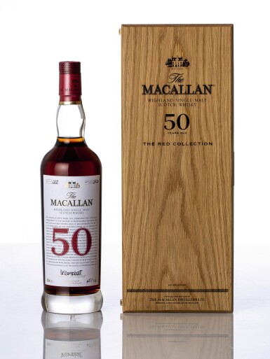 View full screen - View 1 of Lot 5518. The Macallan The Red Collection 50 Year Old 45.1 abv NV (1 BT70).