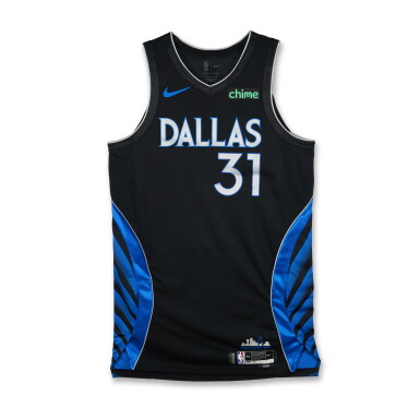 View full screen - View 1 of Lot 6. Klay Thompson Dallas Mavericks 2025-2026 Game Worn City Edition Jersey.