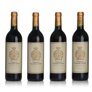 View full screen - View 1 of Lot 58. Château Gruaud Larose 1990 (12 BT).