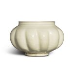 A 'Cizhou' white-glazed lobed jar, Northern Song dynasty | 北宋 磁州窰白釉瓜棱罐