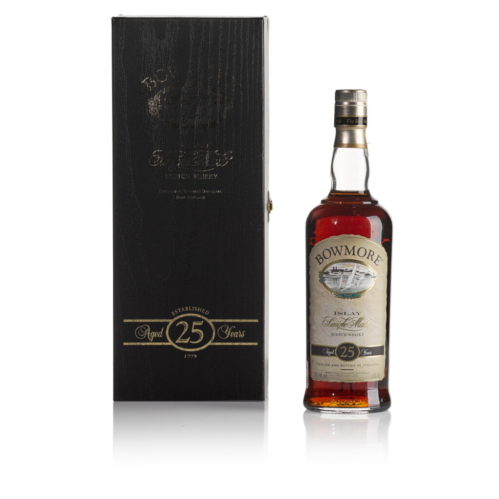 View full screen - View 1 of Lot 226. Bowmore 25 Year Old 43.0 abv NV (1 BT70).