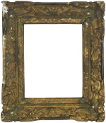 A Louis XIV carved giltwood frame