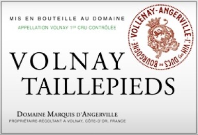 View full screen - View 1 of Lot 1625. Volnay, Taillepieds 2015 Marquis d'Angerville (3 MAG).