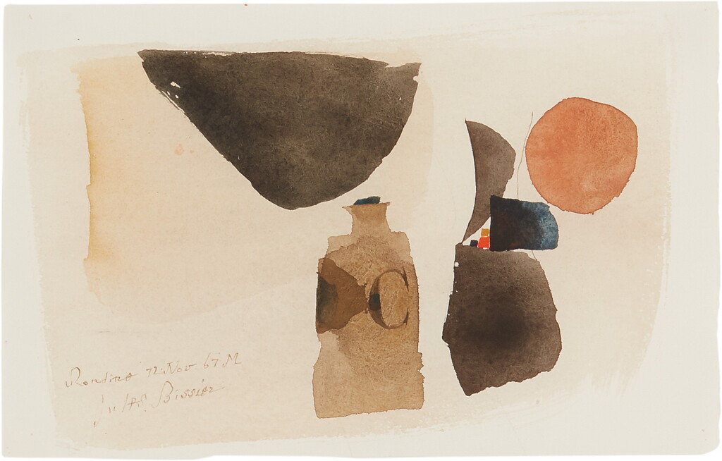 View full screen - View 1 of Lot 325. JULIUS BISSIER | UNTITLED.