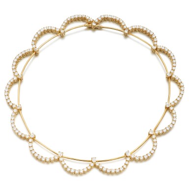 View full screen - View 1 of Lot 305. Diamond Necklace.