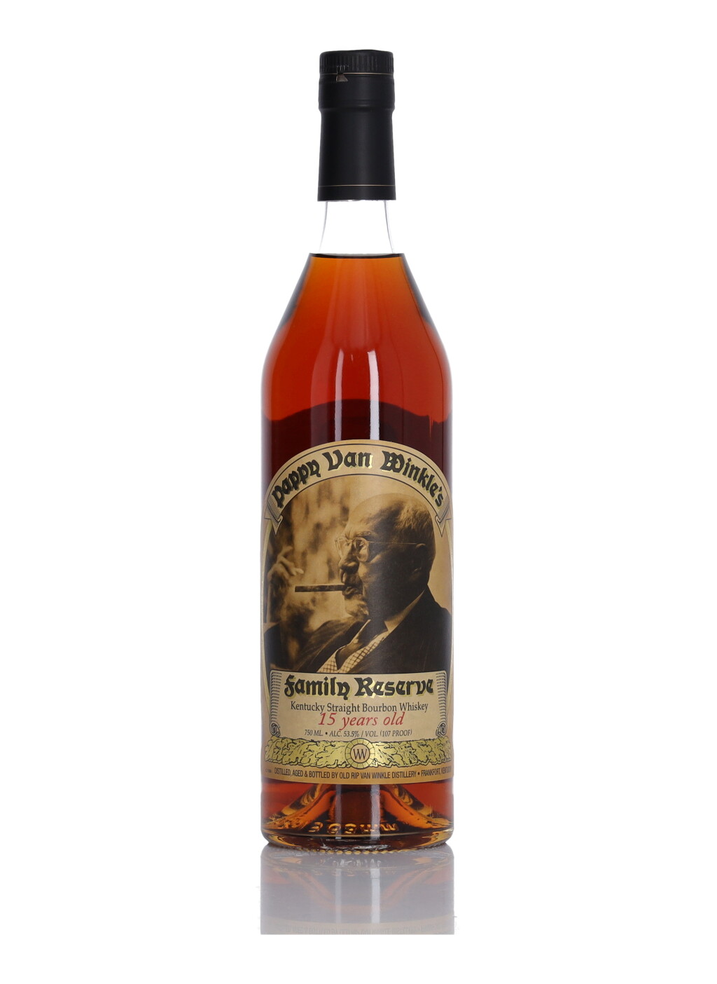 View full screen - View 1 of Lot 134. Pappy Van Winkle's 15 Year Old Family Reserve 107 Proof NV (1 Bottle 75cl).