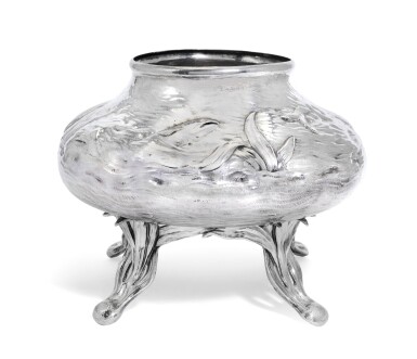 View full screen - View 1 of Lot 119. Latino Movio. An Edward VII silver bowl, signed 'L. Movio 1904', retailer's/sponsor's mark of Walter Walker and Brownfield Tolhurst of Johnson, Walker & Tolhurst, London, 1904.