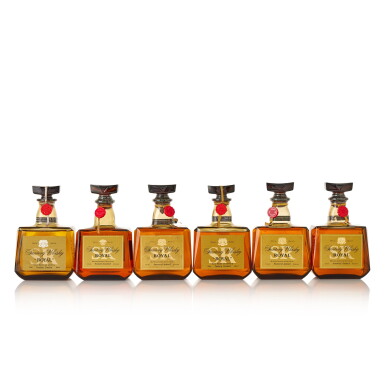 View full screen - View 1 of Lot 6306. Suntory Royal Mixed lot (3 BT70, 4 BT72, 3 BT75).