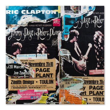 View full screen - View 1 of Lot 305. Clapton & Jimmy Page, Marseille.