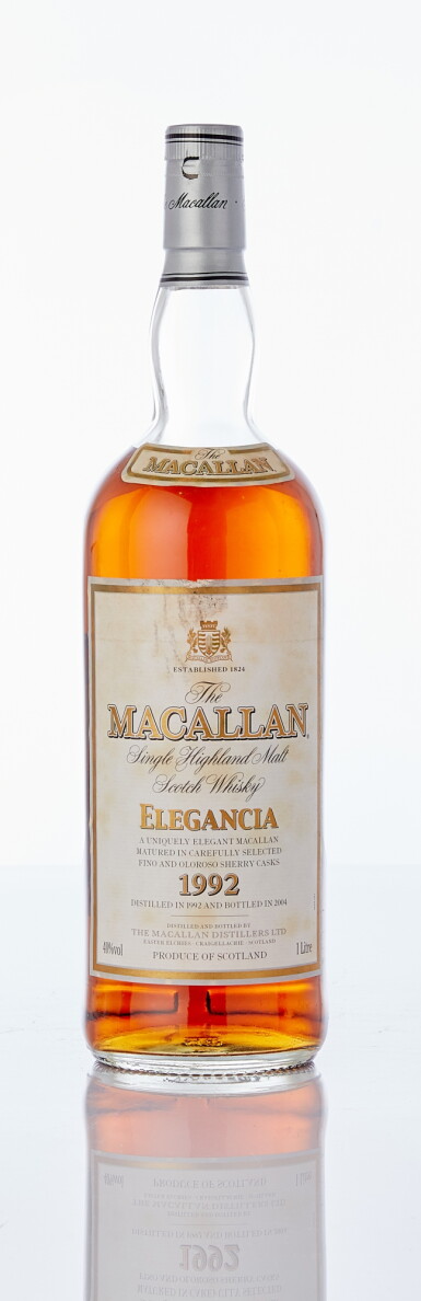 View full screen - View 1 of Lot 6073. The Macallan Elegancia 12 Year Old 40.0 abv 1992 (1 LITR).