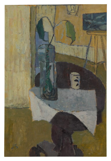 View full screen - View 1 of Lot 31. JOSEPH SOLMAN | VASE AND TABLE.