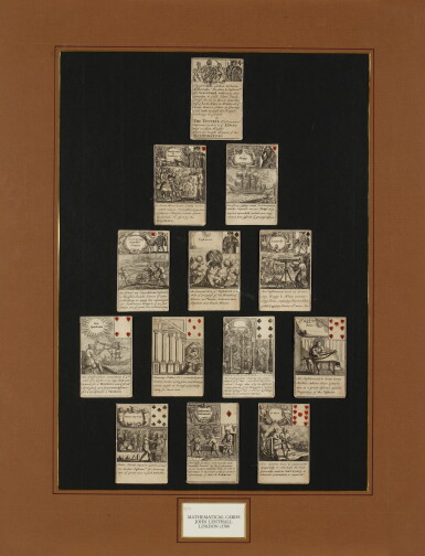 View full screen - View 1 of Lot 372. Playing Cards — Mathematical Cards.