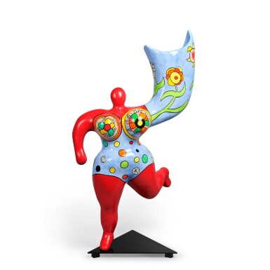 View full screen - View 1 of Lot 114. Angel vase (rouge).