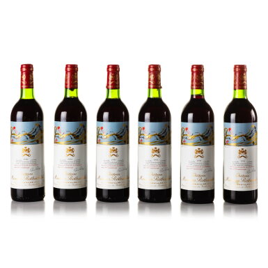 View full screen - View 1 of Lot 42. Château Mouton Rothschild 1981 (12 BT).