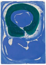 SAM FRANCIS | BLUE AND GREEN