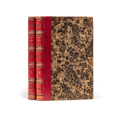 View full screen - View 1 of Lot 50. Scènes de la vie privée. Paris, 1830. Édition originale. Reliure attribuable à Thouvenin. .