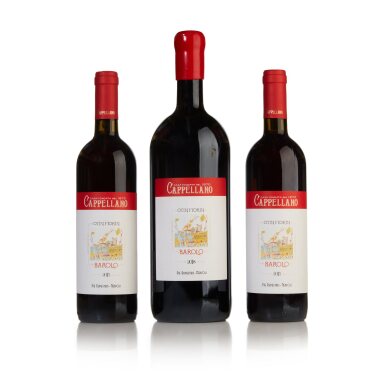 View full screen - View 1 of Lot 553. Barolo, Piè Rupestris 2015 and 2018 by Cappellano (2 BT, 1 MAG).