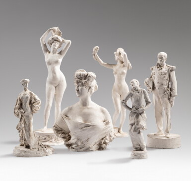 View full screen - View 1 of Lot 63. Ensemble de six plâtres | A set of six plasters.