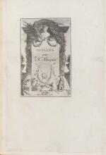 Idylles, 1775. In-12. Maroquin rouge d'Émile Rousselle. Édition originale. Exemplaire sur Hollande.