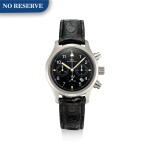 IWC | DER FLIEGERCHRONOGRAPH, REFERENCE 3706 A STAINLESS STEEL CHRONOGRAPH WRISTWATCH WITH DATE, CIRCA 1990