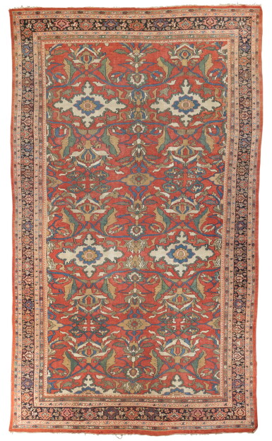 View full screen - View 1 of Lot 10. A 'Ziegler' Mahal carpet, Northwest Persia, late 19th/early 20th century.