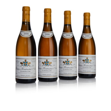 View full screen - View 1 of Lot 130. Puligny Montrachet, Clavoillon 2008 Domaine Leflaive (4 BT).