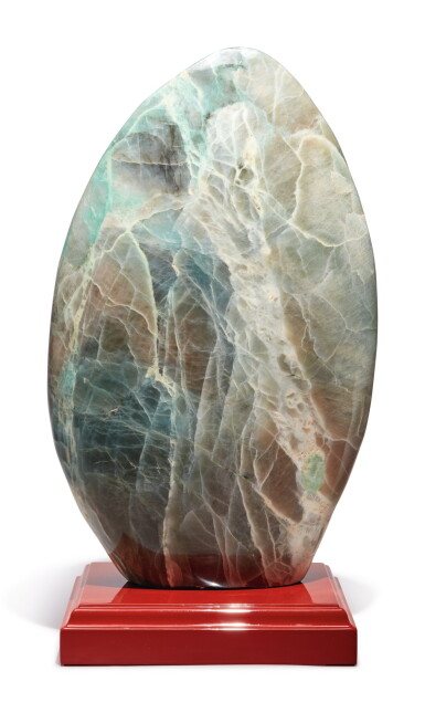 View full screen - View 1 of Lot 77. A SPECIMEN OF GARNIERITE.